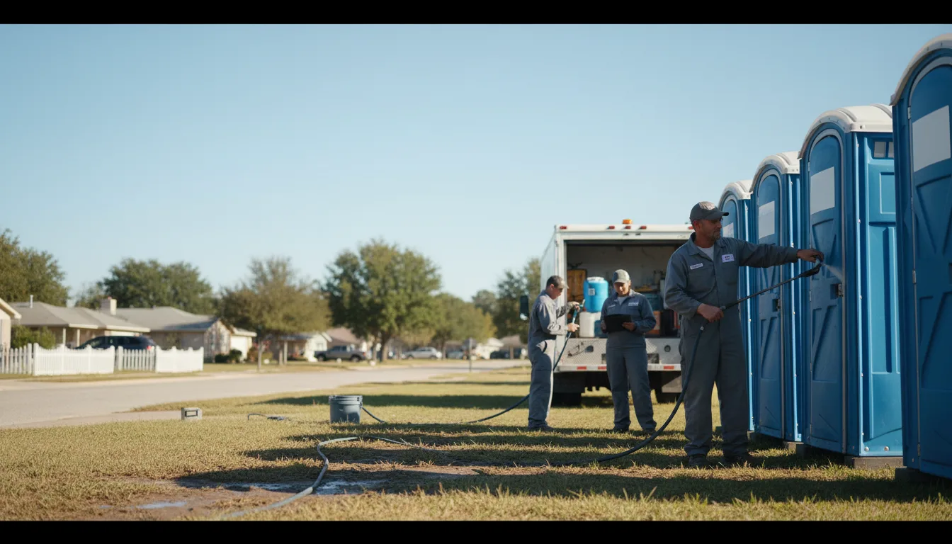 Long-Term Portable Toilet Rental in Stewardson, IL near me